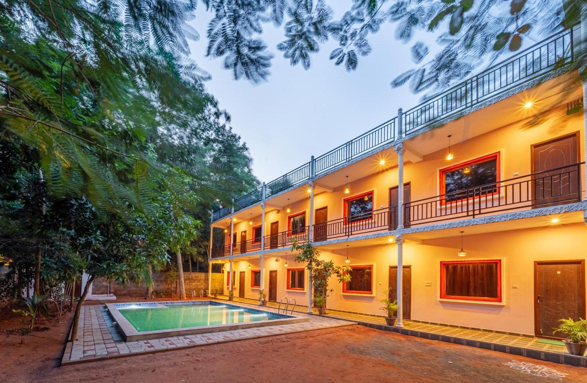 Hotel De Jardin Pondicherry With Swimming Pool Exteriör bild