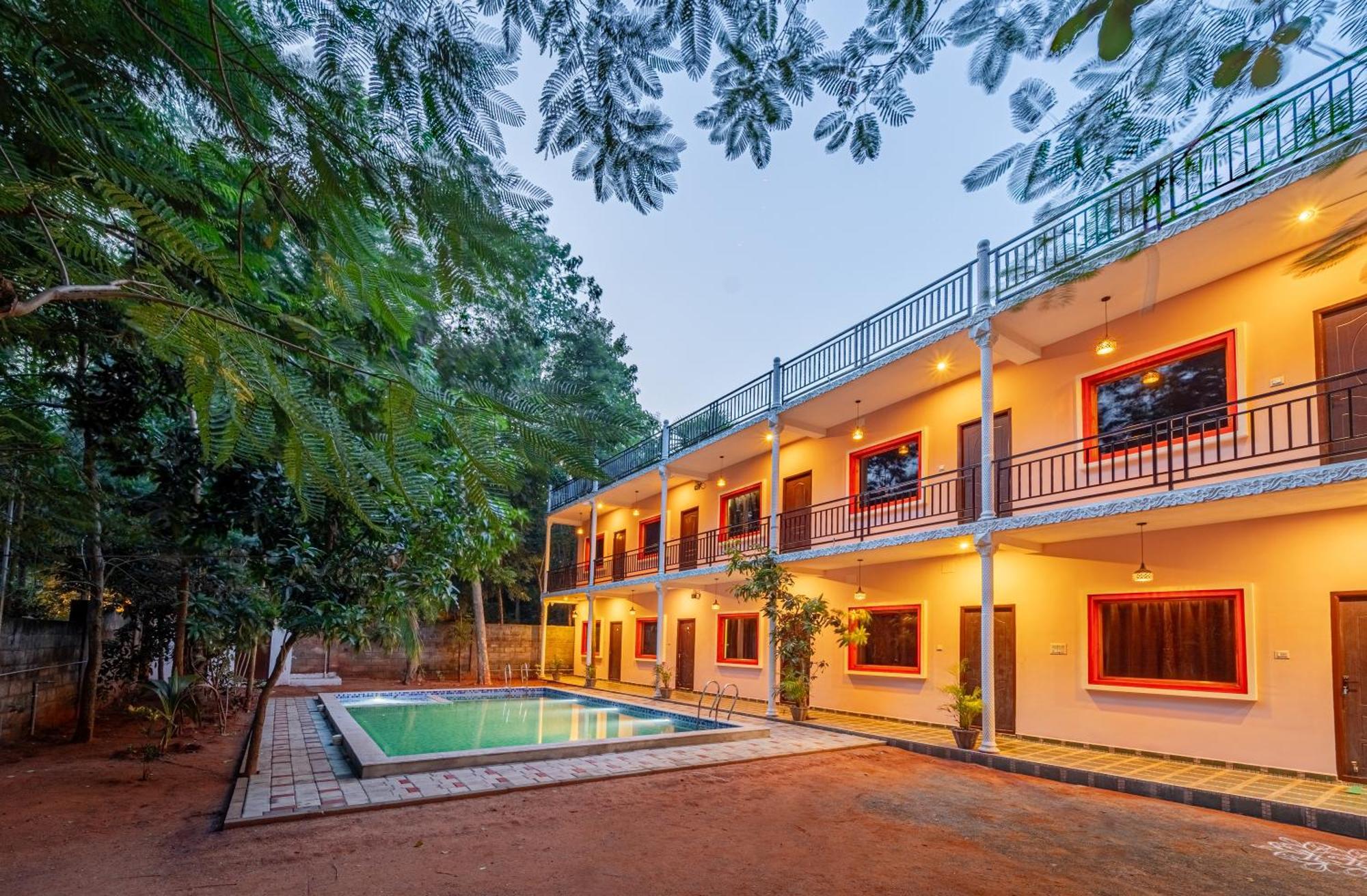 Hotel De Jardin Pondicherry With Swimming Pool Exteriör bild